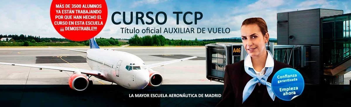 Curso TCP - Título oficial de auxiliar de vuelo