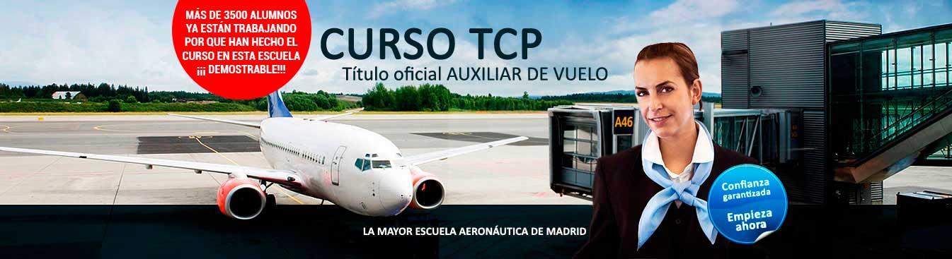 Curso TCP - Título oficial de auxiliar de vuelo