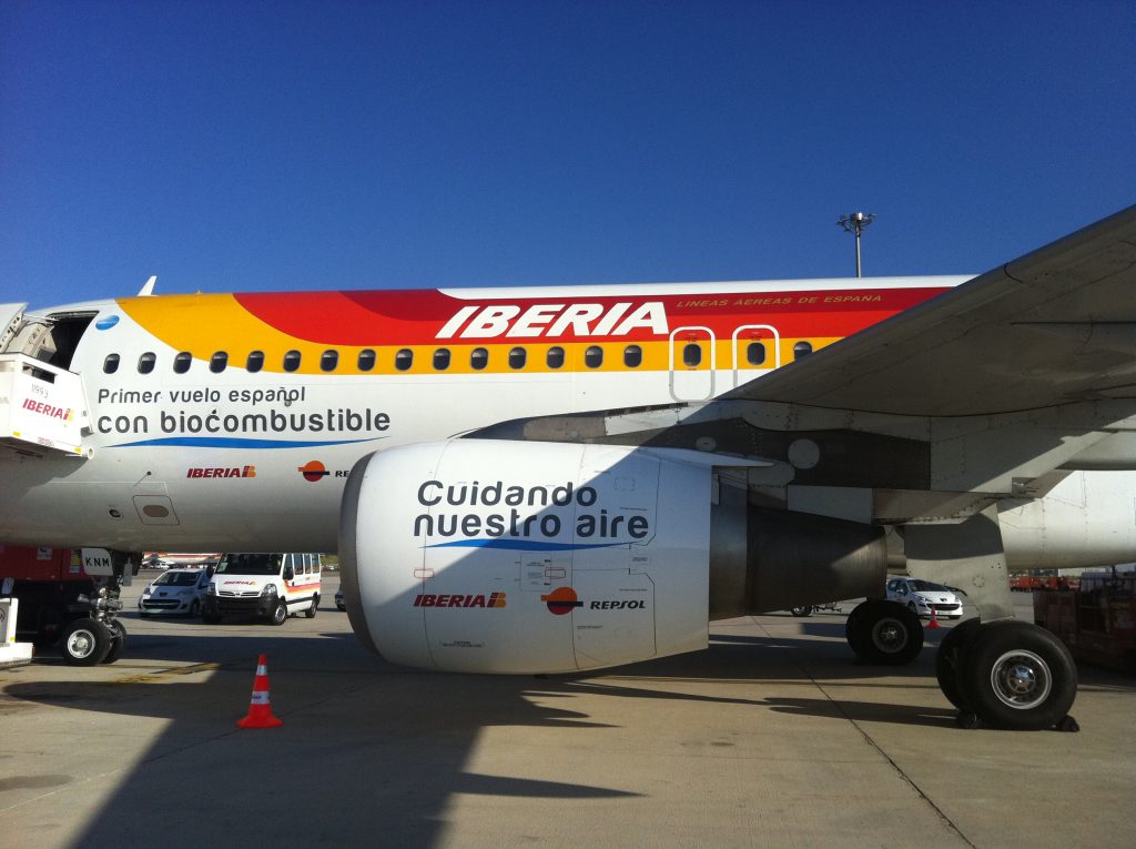 Iberia mide la calidad del aire durante el vuelo