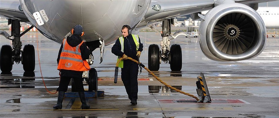 Puestos de trabajo en un aeropuerto