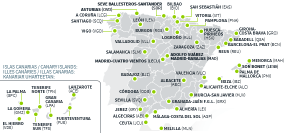 Este 2017 se volverá a batir el récord de pasajeros en nuestros aeropuertos