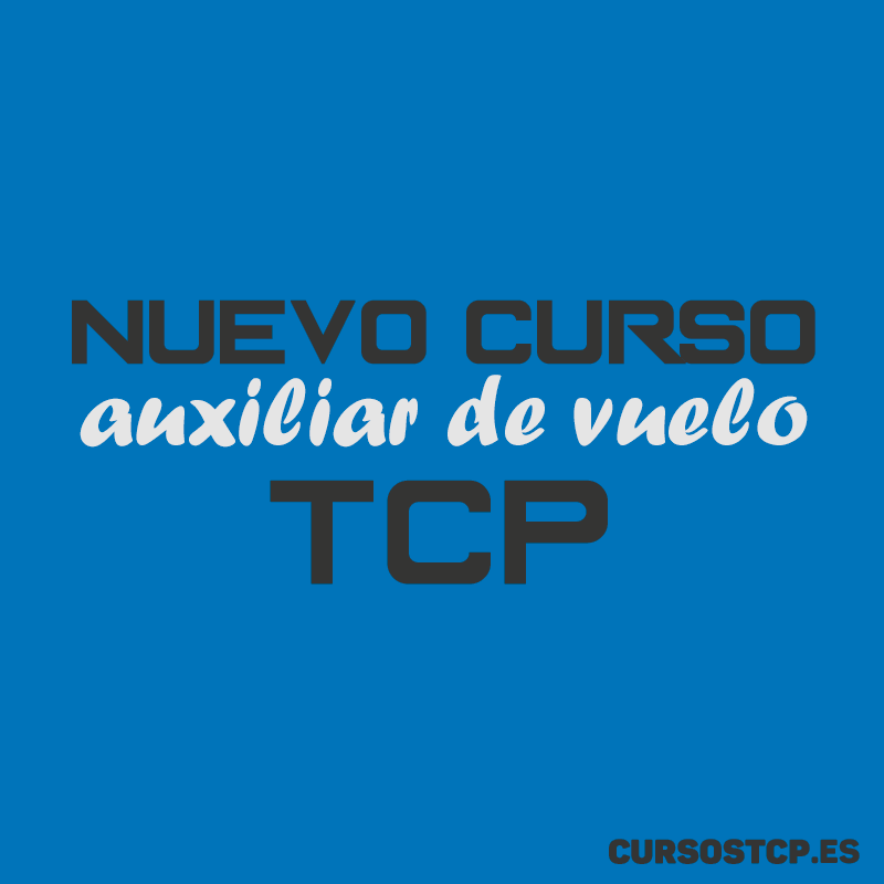 Aun estás a tiempo de estudiar en Madrid para trabajar como Auxiliar de Vuelo TCP. ¡Últimas plazas!