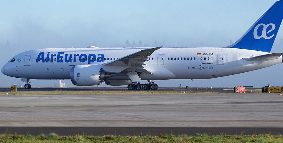 Nueva ruta de Air Europa en el aeropuerto de Madrid para verano de 2019