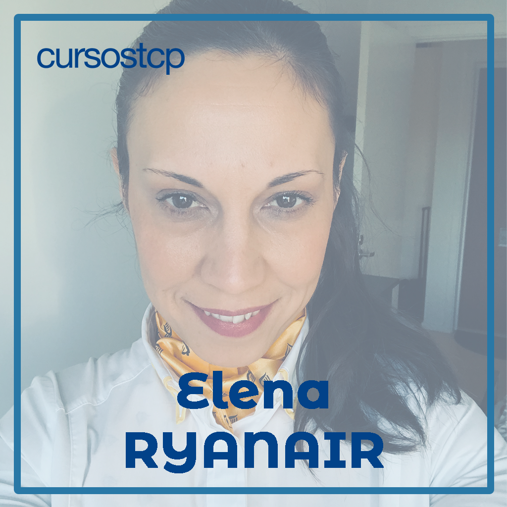 Entrevista a Elena, alumna del curso TCP de Madrid y auxiliar de vuelo en Ryanair