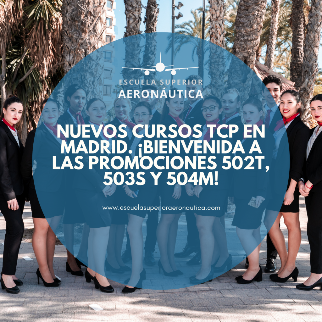 Nuevos cursos TCP en Madrid. ¡Damos la bienvenida a las promociones 502T, 503S y 504M!