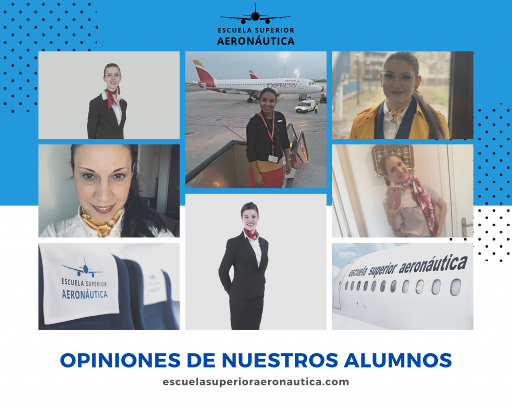 Opiniones de nuestros alumnos tras finalizar el curso auxiliar de vuelo TCP en Madrid