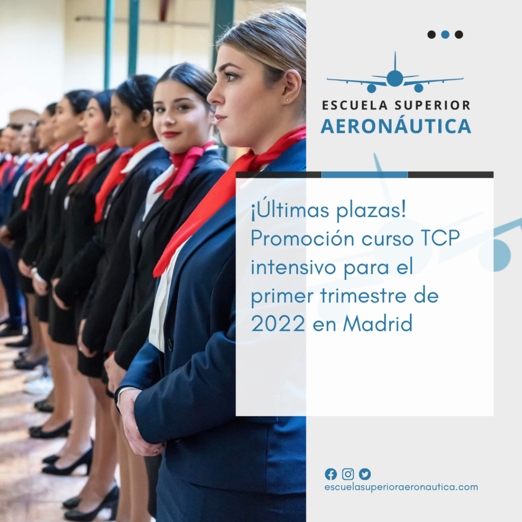 ¡Últimas plazas! Promoción curso TCP intensivo para el primer trimestre de 2022 en Madrid