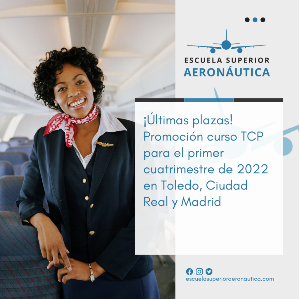 ¡Últimas plazas! Promoción curso TCP para el primer cuatrimestre de 2022 en Toledo, Ciudad Real y Madrid