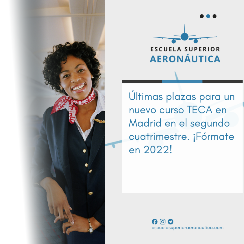 Últimas plazas para un nuevo curso TECA en Madrid para el segundo cuatrimestre. ¡Fórmate en 2022!