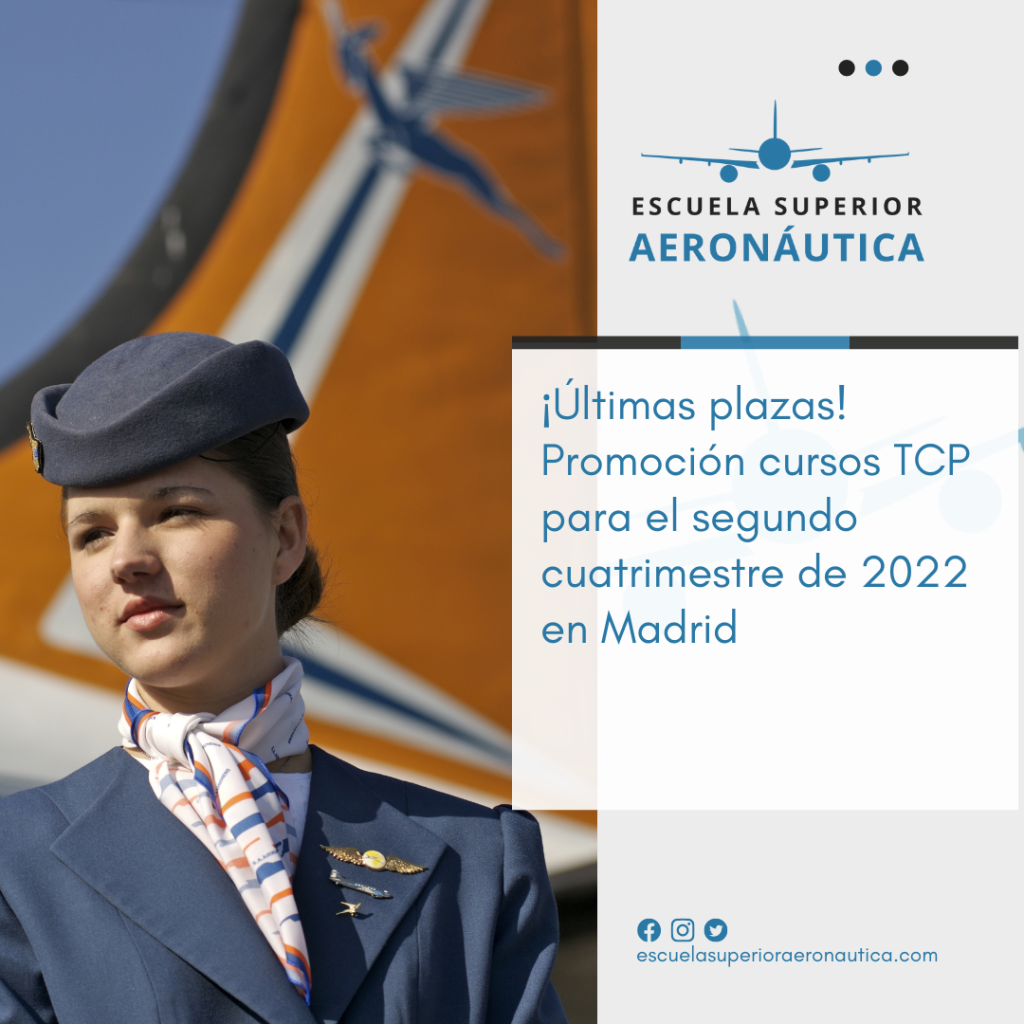 ¡Últimas plazas! Promoción cursos TCP para el segundo cuatrimestre de 2022 en Madrid