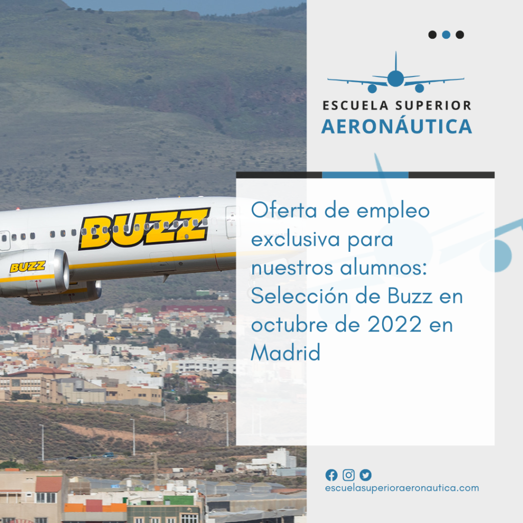 Oferta de empleo exclusiva para nuestros alumnos: Selección de Buzz en octubre de 2022 en Madrid