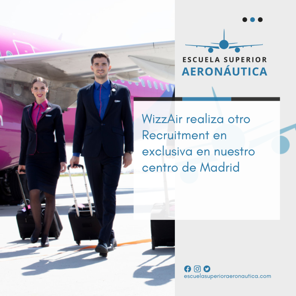 WizzAir realiza otro Recruitment en exclusiva para nuestros alumnos TCP en nuestro centro de Madrid durante marzo de 2023