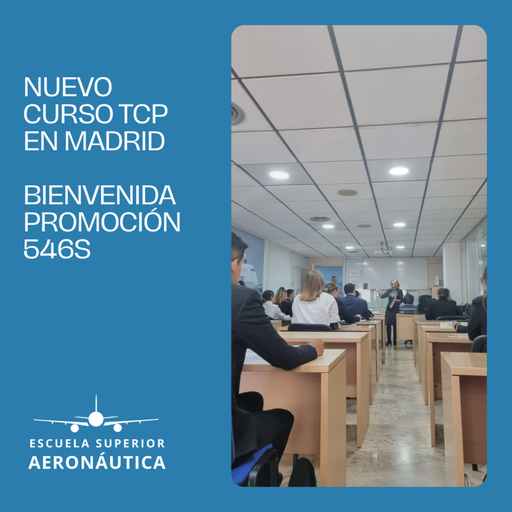 Nuevo curso TCP en Madrid. ¡Damos la bienvenida a la promoción 546S!