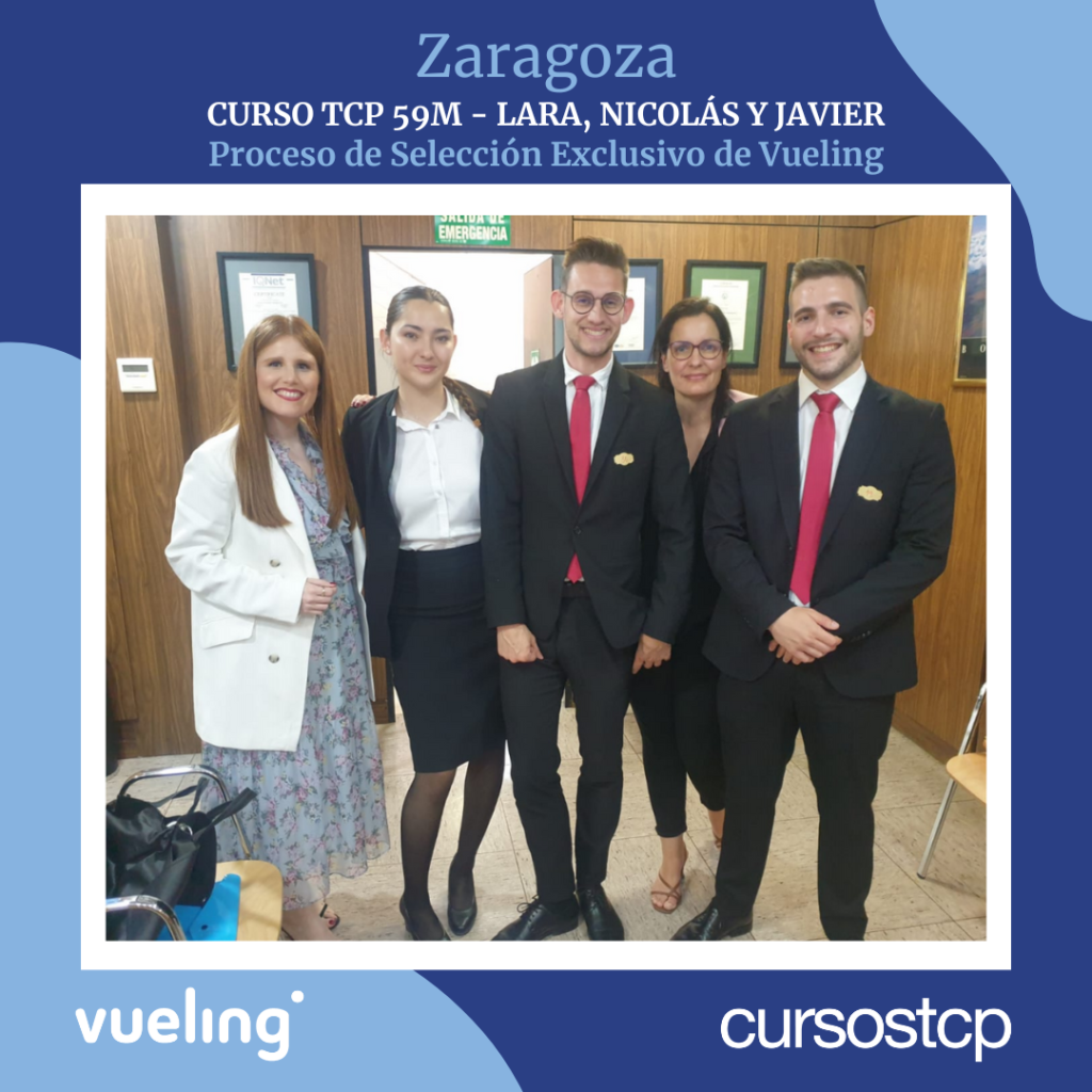 23 alumnos contratados tras el proceso de selección exclusivo de Vueling en nuestro centro de Madrid