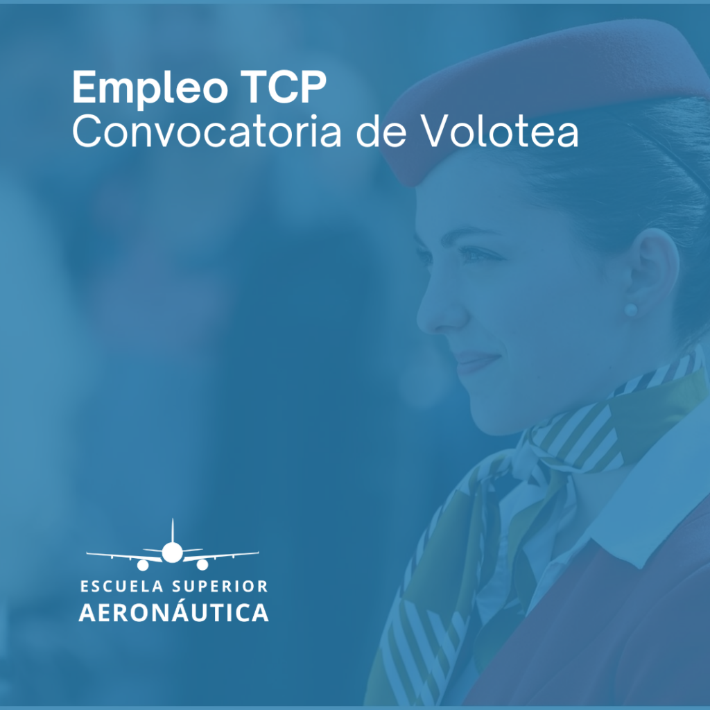 Empleo TCP: Convocatoria de Volotea para auxiliares de vuelo en 2024