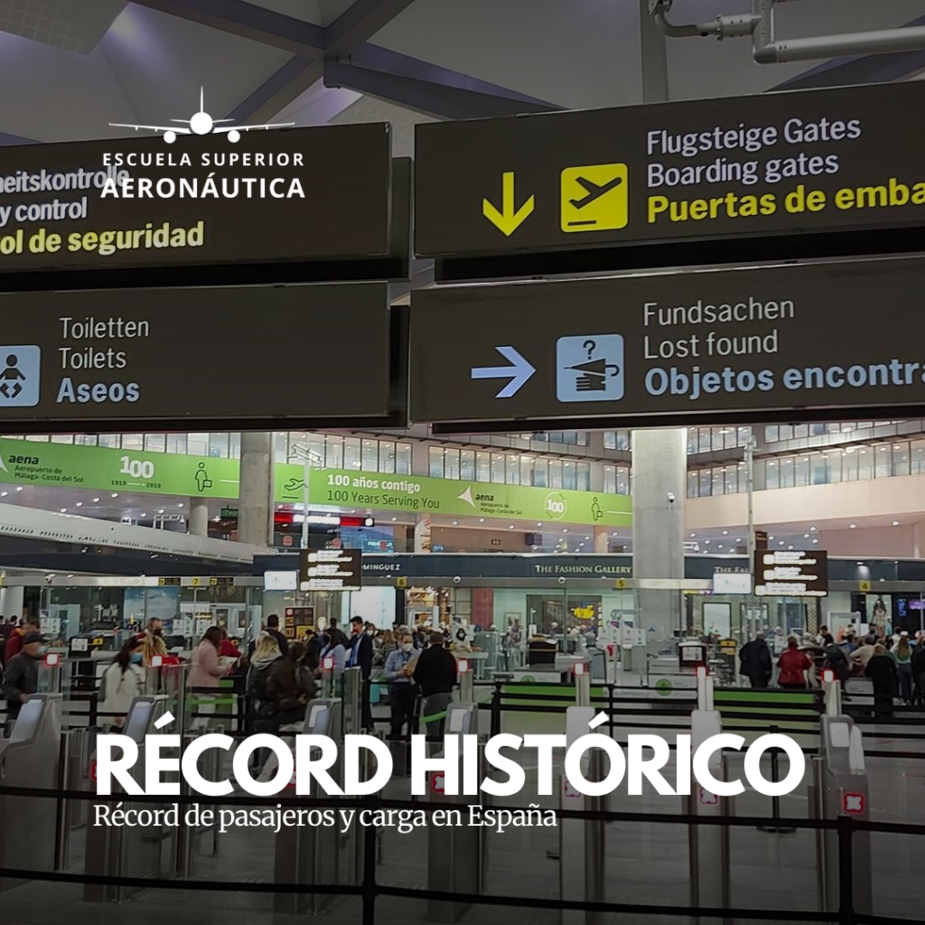 Los aeropuertos de España han cerrado el primer mes de 2024 con récord histórico de pasajeros y de carga en un mes de enero