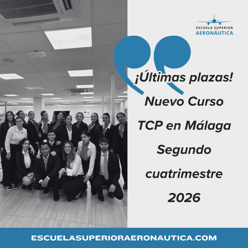 Últimas plazas Nuevo Curso TCP en Málaga Segundo cuatrimestre 2026