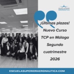 Últimas plazas Nuevo Curso TCP en Málaga Segundo cuatrimestre 2026