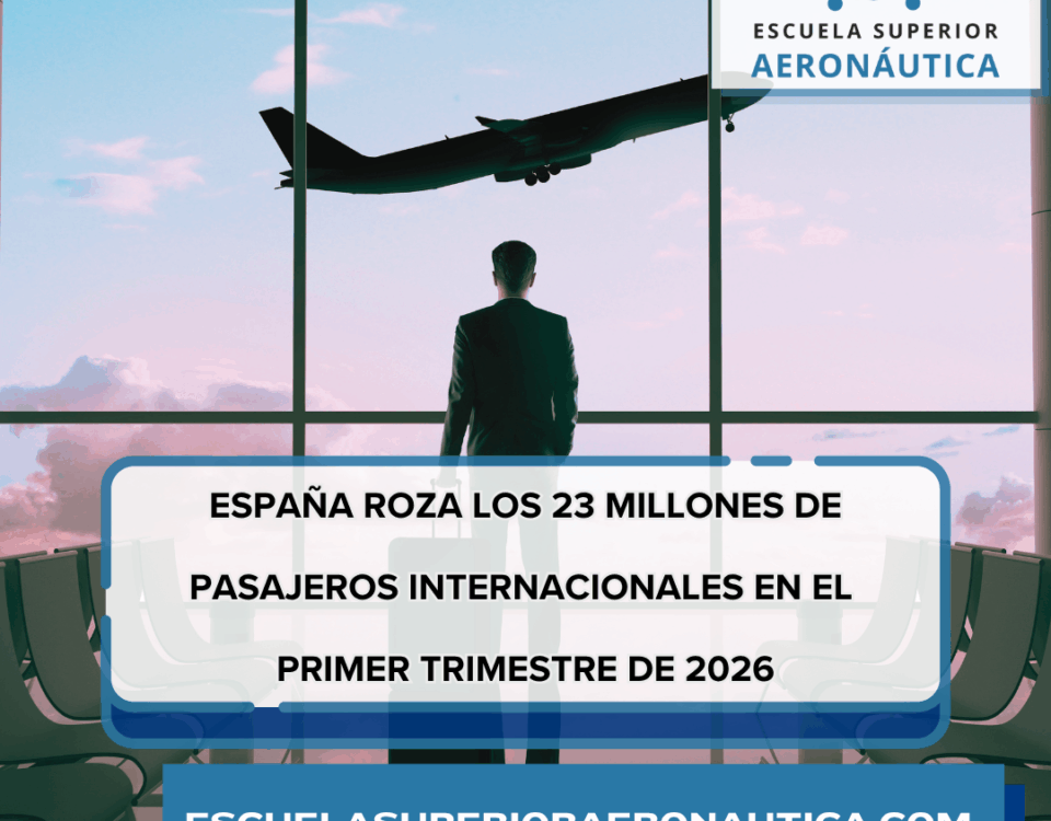 España roza los 23 millones de pasajeros internacionales en el primer trimestre de 2026