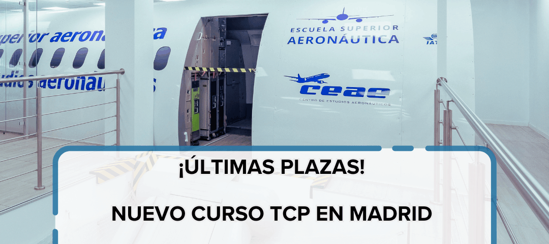 Últimas plazas Nuevo Curso TCP en Madrid Segundo cuatrimestre 2026