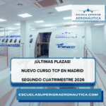 Últimas plazas Nuevo Curso TCP en Madrid Segundo cuatrimestre 2026