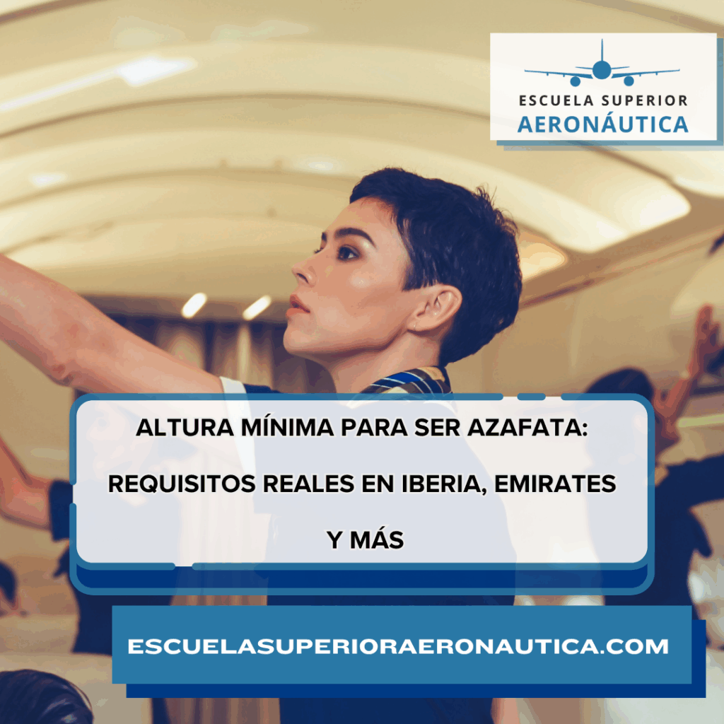 Altura mínima para ser azafata Requisitos reales en Iberia, Emirates y más