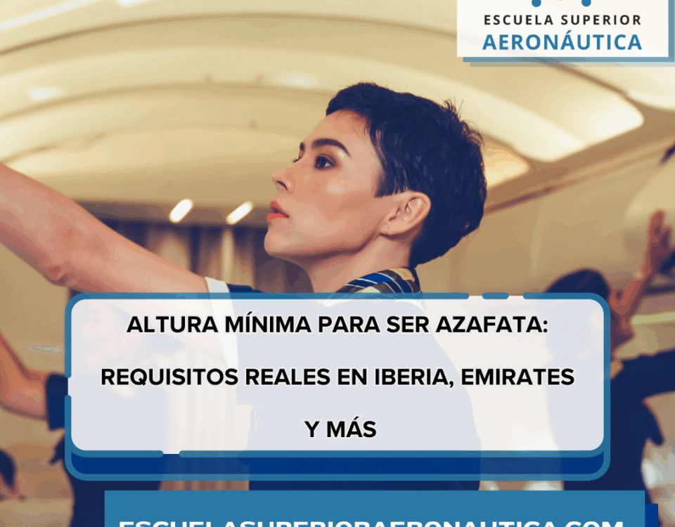 Altura mínima para ser azafata Requisitos reales en Iberia, Emirates y más