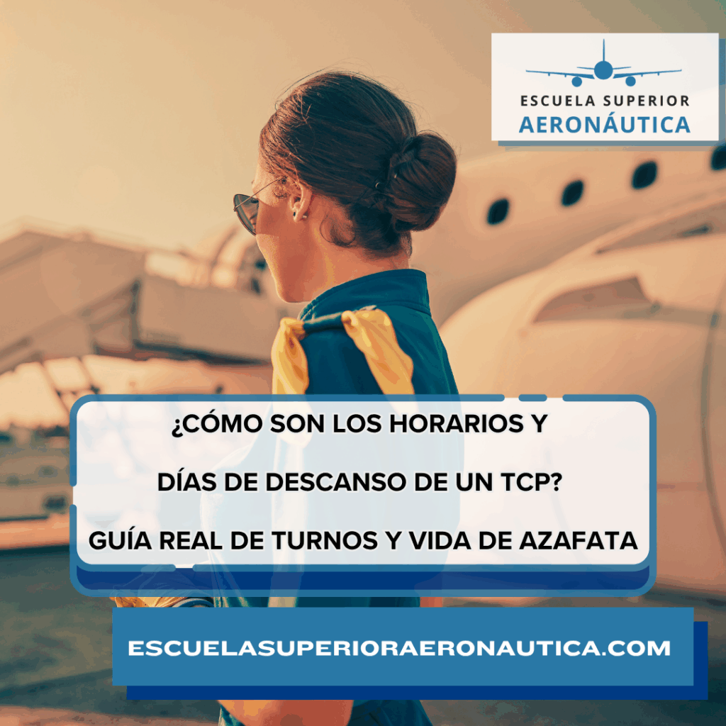 ¿Cómo son los horarios y días de descanso de un TCP Guía real de turnos y vida de azafata