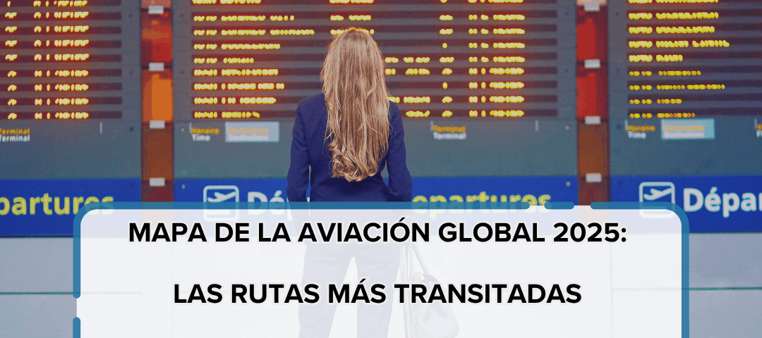 Mapa de la aviación global 2025 las rutas más transitadas y los países con más pasajeros