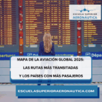 Mapa de la aviación global 2025 las rutas más transitadas y los países con más pasajeros