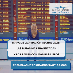 Mapa de la aviación global 2025 las rutas más transitadas y los países con más pasajeros
